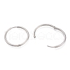 304 Stainless Steel Huggie Hoop Earrings EJEW-L256-02F-P-2