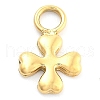Ion Plating(IP) 304 Stainless Steel Charms STAS-P379-04G-G-1