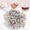 SOFPLATE 300pcs 10 Colors Brass Rhinestone Spacer Beads RB-SP001-07A-6