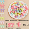 SOFPLATE 200pcs Opaque Acrylic Beads MACR-SP0001-45-2