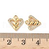 Brass Micro Pave Cubic Zirconia Pendants KK-D373-01A-G-3