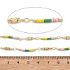 Brass Ball Chains KK-D368-02G-E-2