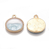 Enamel Charms PALLOY-T056-73B-2