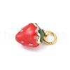Brass Enamel Charms KK-Z107-14G-2
