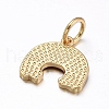 Brass Enamel Charms X-KK-L178-08G-2