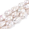 Natural Baroque Pearl Keshi Pearl Beads Strands PEAR-S019-05C-2