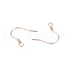 925 Sterling Silver Earring Hooks STER-N016-30RG-3