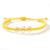 Glass Seed Beaded Braided Bead Beacelets BY5894-6-1