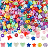 SUNNYCLUE 5 Styles Plastic Beads KY-SC0002-27-1