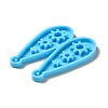 DIY Teardrop with Spakling Star Pendant Silicone Molds DIY-I099-04-4