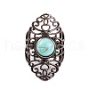 Synthetic Turquoise Retro Finger Rings RJEW-B067-02R-20-2