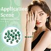  20Pcs Natural Green Aventrine Gemstone European Beads G-NB0005-89C-6