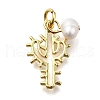 Brass Pendants KK-B132-10G-1