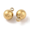 Ion Plating(IP) 304 Stainless Steel Charms STAS-G336-04D-G-2