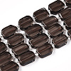 Natural Ice Obsidian Beads Strands G-T138-02-1