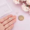 GOMAKERER 2Pcs 925 Sterling Silver Hollow Butterfly Charms STER-GO0001-52-3
