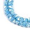 Electroplate Glass Beads Strands EGLA-B009-05A-07-2