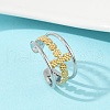 304 Stainless Steel Cuff Rings RJEW-S630-01GP-B-2