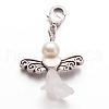 Glass Pearl Pendant HJEW-JM00210-01-1
