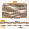 Wave Pattern Polyester Ribbon OCOR-WH0047-25B-2