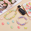 SOFPLATE 200pcs Opaque Acrylic Beads MACR-SP0001-45-4