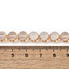 Electroplate Glass Beads Strands EGLA-L045-G-PL01-4