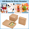 Kraft Paper Storage Gift Drawer Boxes CON-WH0095-56D-6