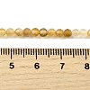 Natural Yellow Quartz Beads Strands G-G259-D03-3mm-5