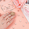 Beebeecraft 40Pcs Brass Beads FIND-BBC0003-50-3