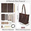 DIY Imitation Leather Sew on Women's Tote Bag Making Kit DIY-WH0399-47A-3