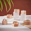 Olycraft 6Ppcs 3 Styles Wood Finger Ring Display Stands RDIS-OC0001-04-6