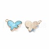 Alloy Enamel Pendants ENAM-S121-171B-RS-3