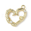 Brass Pendants KK-Q091-01G-1
