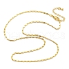 Brass Link Chain Necklaces for Women NJEW-D302-30G-4