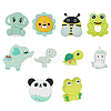 CHGCRAFT 10Pcs 10 Styles Silicone Focal Beads SIL-CA0002-22-1
