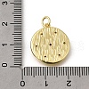 Brass Micro Pave Cubic Zirconia Pendants KK-U072-31G-3