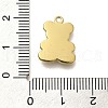 Ion Plating(IP) 304 Stainless Steel Pave Shell Pendants STAS-K263-62G-3