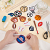 MAYJOYDIY US 1 Set Polyester Cloth Patches DIY-MA0006-30-3