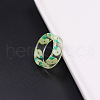 Transparent Resin Finger Rings WGC4E19-22-1