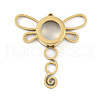 Ion Plating(IP) 304 Stainless Stee Locket Big Pendants STAS-S132-13G-01-1