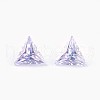 Cubic Zirconia Pointed Back Cabochons ZIRC-WH0001-A06-1