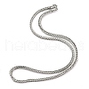 304 Stainless Steel Chain Necklaces NJEW-P295-03P-1
