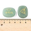 4Pcs 4 Styles Natural Green Aventurine Display Decorations G-F786-02D-05-3