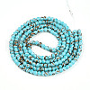 Baking Painted Glass Beads Strands DGLA-N010-4mm-03-2