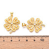 Brass Micro Pave Cubic Zirconia Pendants KK-M300-27G-01-3
