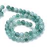 Natural Flower Jade Bead Strands G-R345-8mm-47-2