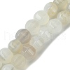 Natural White Agate Beads Strands G-H023-A19-01-2