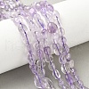 Natural Light Amethyst Nuggets Beads Strands G-J335-11-5