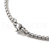 304 Stainless Steel Pendant Necklaces NJEW-K253-06P-5