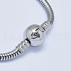 Tarnish Resistant 304 Stainless Steel European Style Bracelets for Jewelry Making PPJ-F002-01A-4
